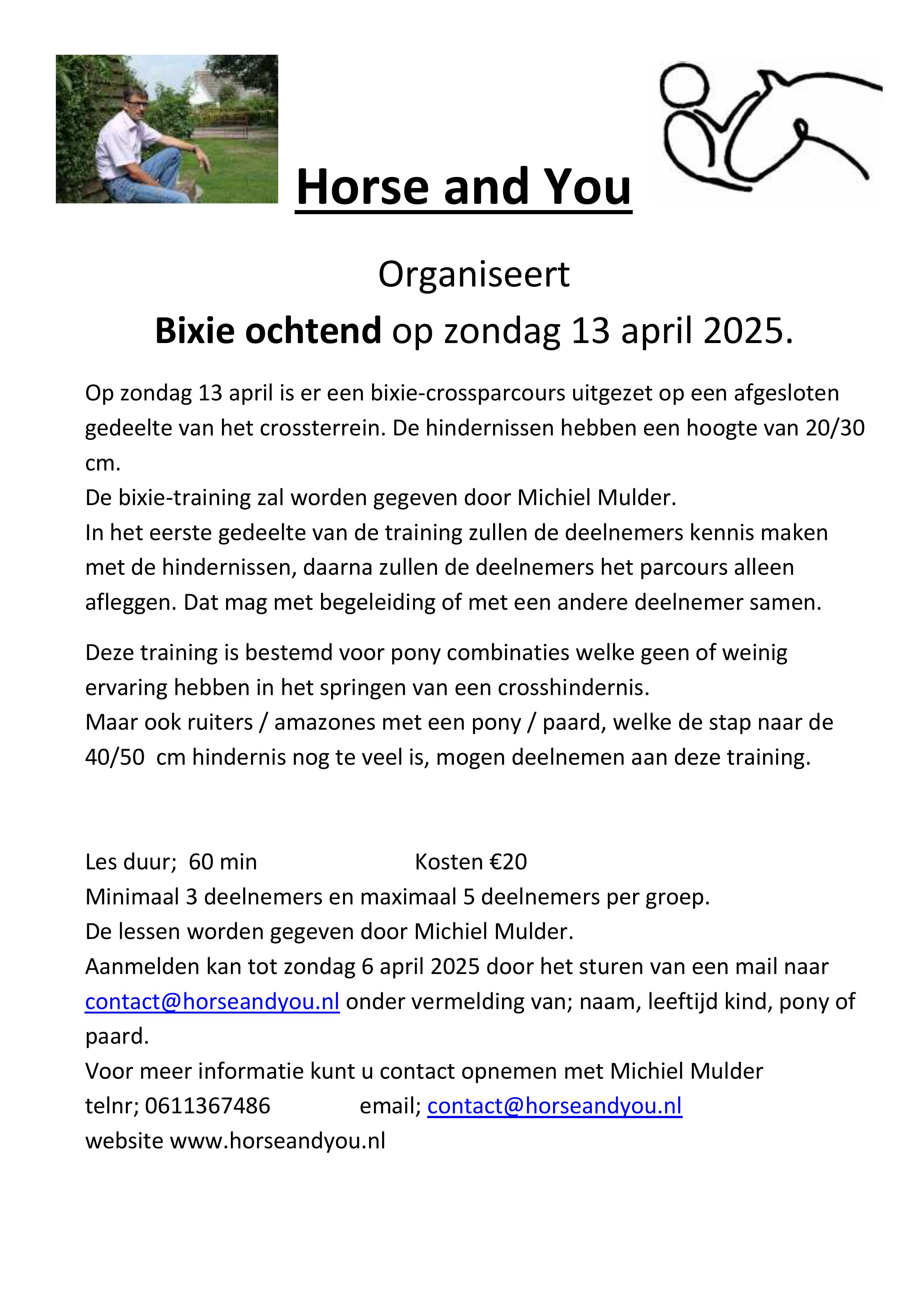 Bixie ochtend 13 april 2025